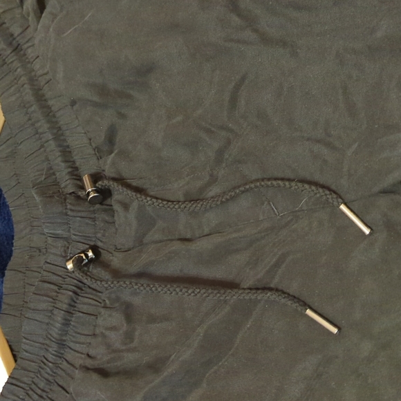 Women's Dex Small Jogger Style Loose Fitting Black Pant Elastic Waist - Picture 2 of 5